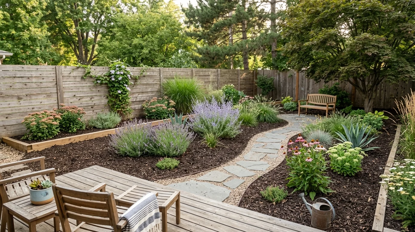Mulched Repetition Beds
